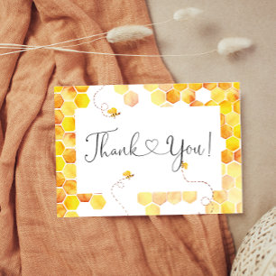 Kleine Honigbiene Babydusche Dank Karten