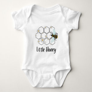 Kleine Honigbiene, Geschenk Daisy Biene Honigwabe Baby Strampler