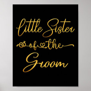 Kleine Idee der Groom Wedding Party für Poster