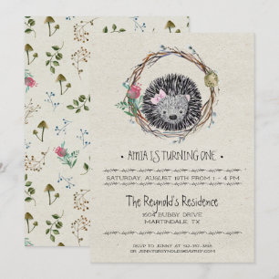 Kleine Igels-Party Einladung