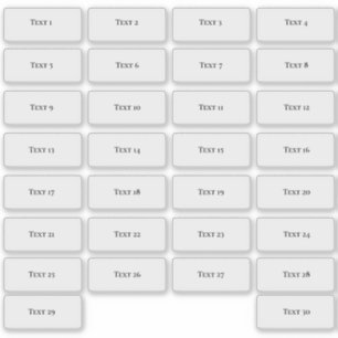 Kleine individuelle Textzeichen Aufkleber