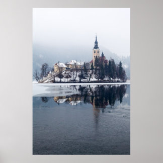 Kleine Inselkirche Poster