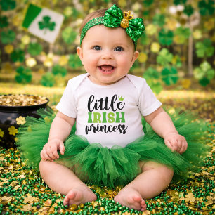 Kleine Irische Prinzessin Baby Strampler