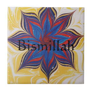 Kleine islamische Keramik (4,25" x 4,25") Fliese