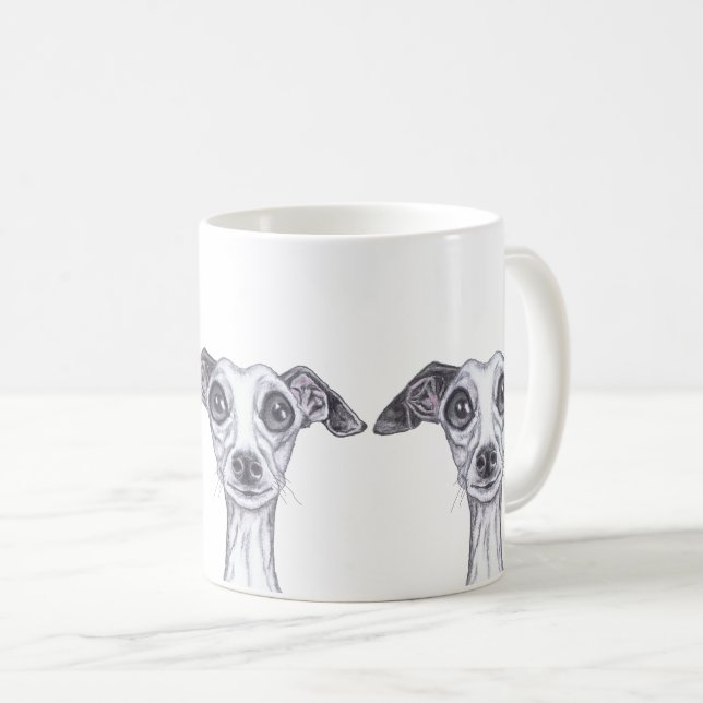 KLEINE ITALIENISCHE GREYHOUND g869 Kaffeetasse (VorderseiteRechts)