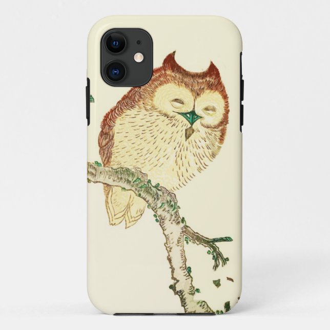 Kleine japanische Eule Case-Mate iPhone Hülle (Rückseite)