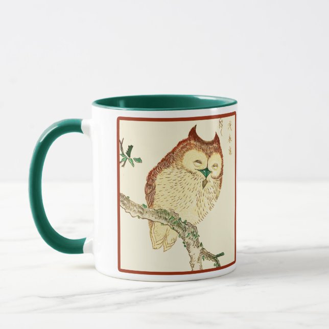 Kleine japanische Eule Tasse (Links)