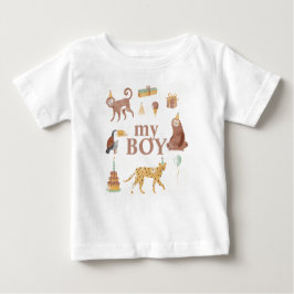 Kleine Jungtiere zum Geburtstag Baby T-shirt