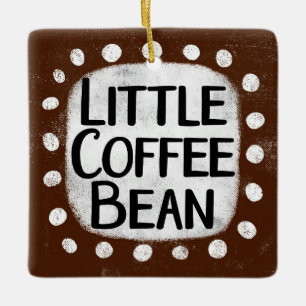 Kleine Kaffeebohnen-Verzierung Keramikornament