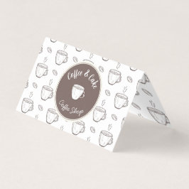 Kleine Kaffeeshop Cottage-Tasche Topper