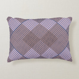 Kleine, karierte 2 Töne 04A Lpink BG Dekokissen