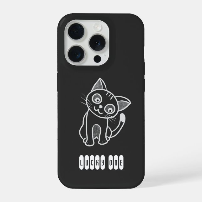 Kleine Katze iPhone Hülle (Rückseite)