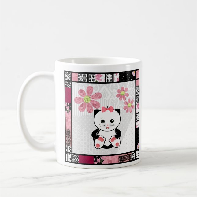 Kleine Katze Kaffeetasse (Links)