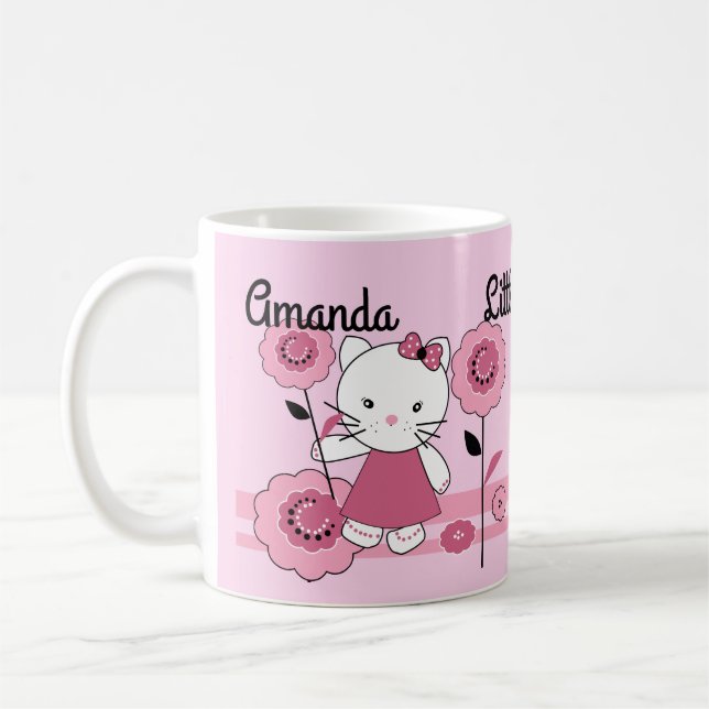 Kleine Katze Kaffeetasse (Links)