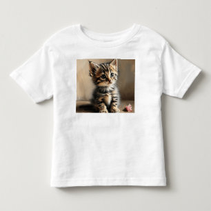 Kleine Katze Kleinkind T-shirt