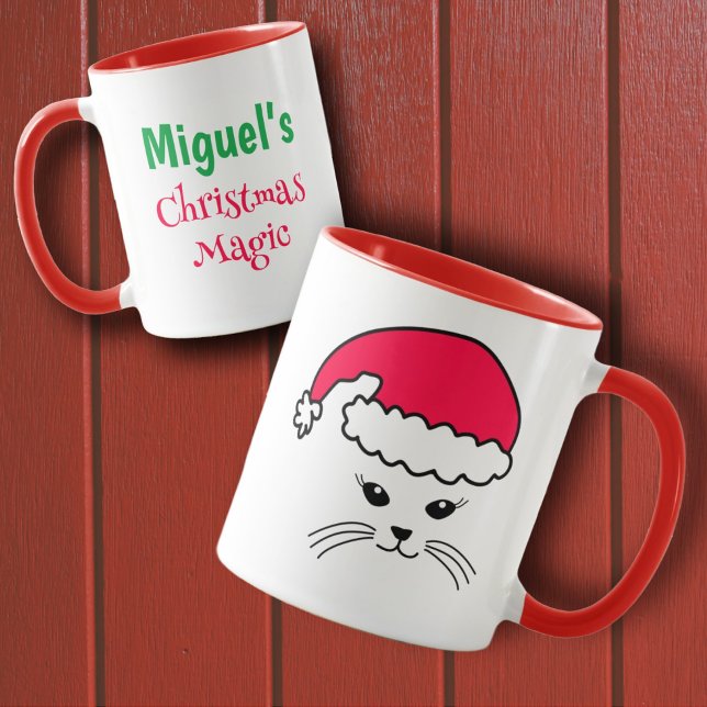 Kleine Katze Santa Tasse (Von Creator hochgeladen)