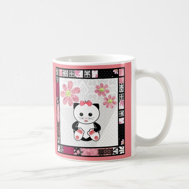 Kleine Katzen-Kaffeetasse Kaffeetasse (Rechts)