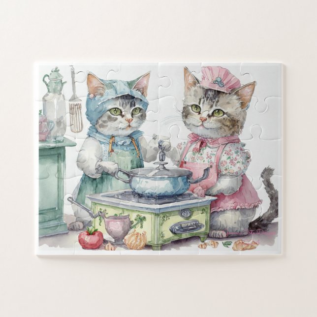 Kleine Katzen  Puzzle (Horizontal)