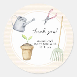 Kleine Keimbrauendusche danke Runder Aufkleber