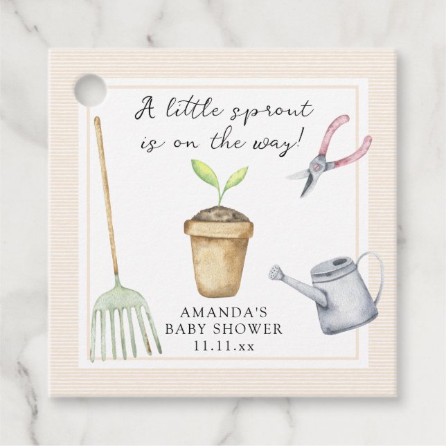 Kleine Keimdrüse Geschenkanhänger (Vorderseite)