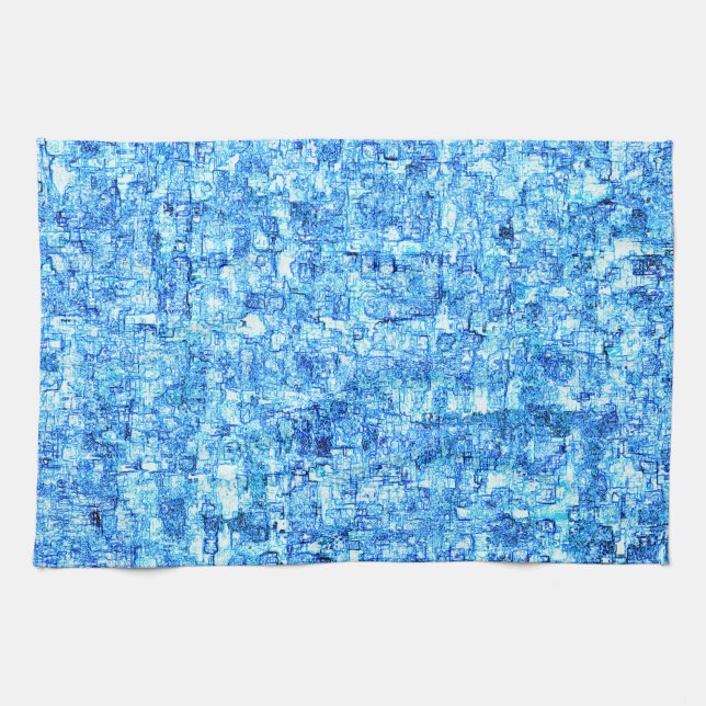 Kleine Kerben im zeichnend wie mit Stift Geschirrtuch (Horizontal)