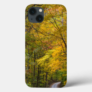 Kleine Kiesstraße gesäumt von Herbstfarben Case-Mate iPhone Hülle