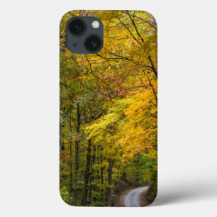 Kleine Kiesstraße gesäumt von Herbstfarben Case-Mate iPhone Hülle