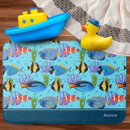 Kleine Kinder Ozean Fish Muster Badezimmer Badematte