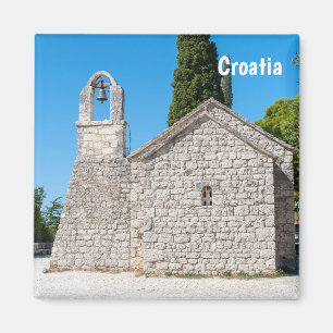 Kleine Kirche auf dem Marjan-Hügel bei Split - Kro Magnet
