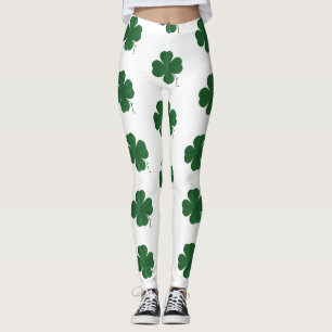 Kleine Kleeblätter Leggings