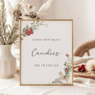 Kleine kleine Babydusche schätzt, wie viele Poster