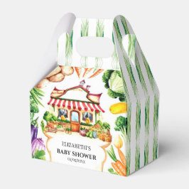 Kleine kleine Dusche auf dem Markt für Kleinbauern Geschenkschachtel