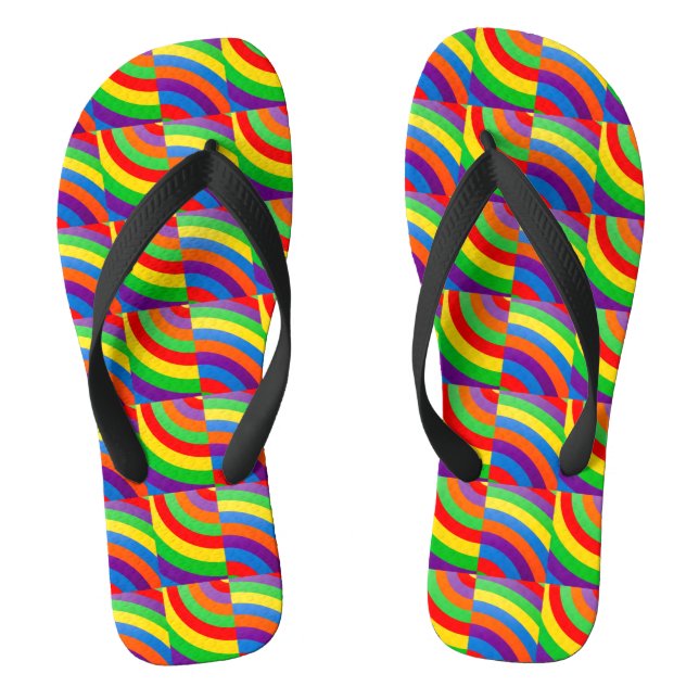 KLEINE KLEINE PATTER VON ROCKRAINBOW FLIP FLOPS (Fußbett)