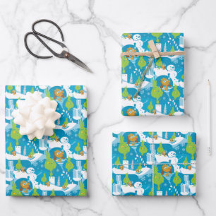 Kleine Kneipe   Merry Grinchmas Aquamarines Muster Geschenkpapier Set