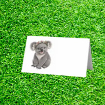 kleine Koala-Platzkarte