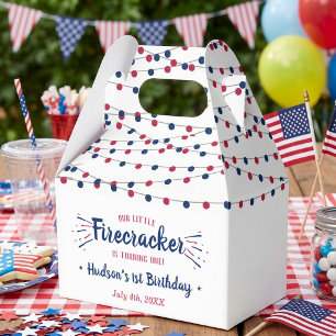 Kleine Kracher 4. Juli 1. Geburtstagsfeier Geschenkschachtel