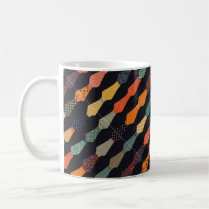 Kleine Krawattenmuster Kaffeetasse