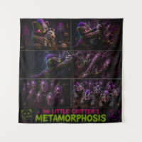 Kleine Kreaturen Comic-Stil-Tapete Metamorphose