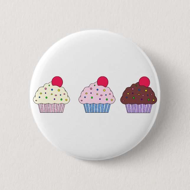 Kleine Kuchen Button (Vorderseite)