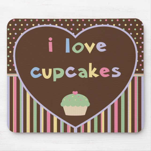 kleine Kuchen der Liebe I Mousepad (Vorne)