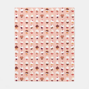 Kleine Kuchen Fleecedecke