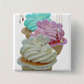 Kleine Kuchen mit Bling! Button