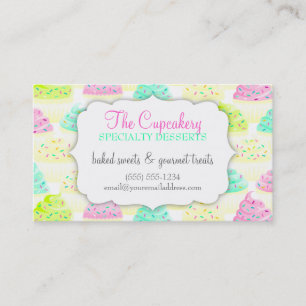 Kleine Kuchen N besprüht Kupon-Rabatt-Karte Rabattkarte