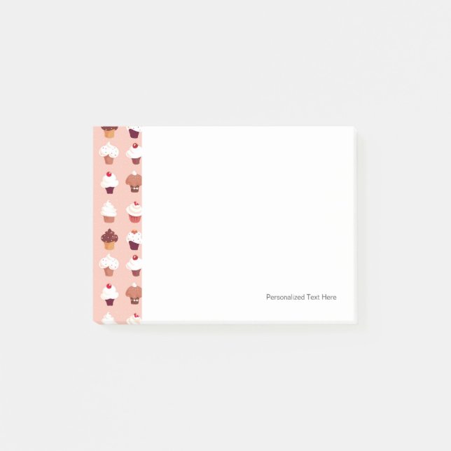 Kleine Kuchen Post-it Klebezettel (Vorderseite)