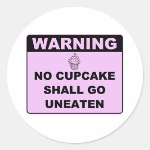 Kleine Kuchen! Runder Aufkleber