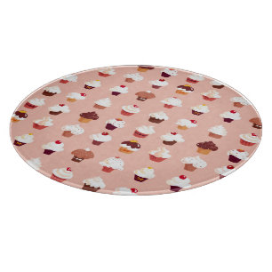 Kleine Kuchen Schneidebrett