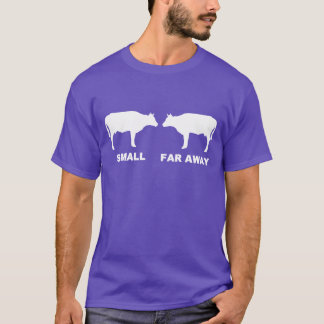 Kleine Kuh weit weg Männer lustig gezeugt Dougal J T-Shirt