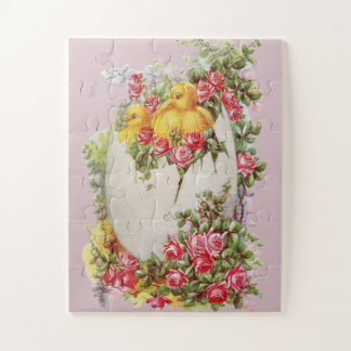 Kleine Küken in einer Muschel Ei Kinderpuzzle Puzzle