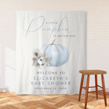 Kleine Kürbis-Baby-boy-Shower-Willkommen