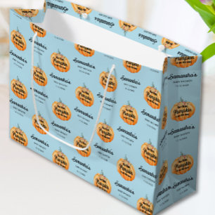 Kleine Kürbis-Baby-Party Große Geschenktüte